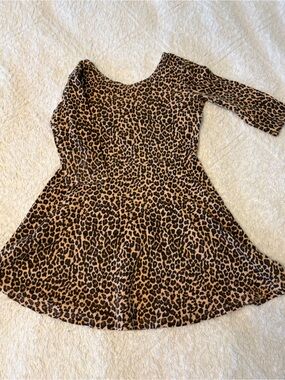 Old Navy Leopard PrintDress - Black & Brown